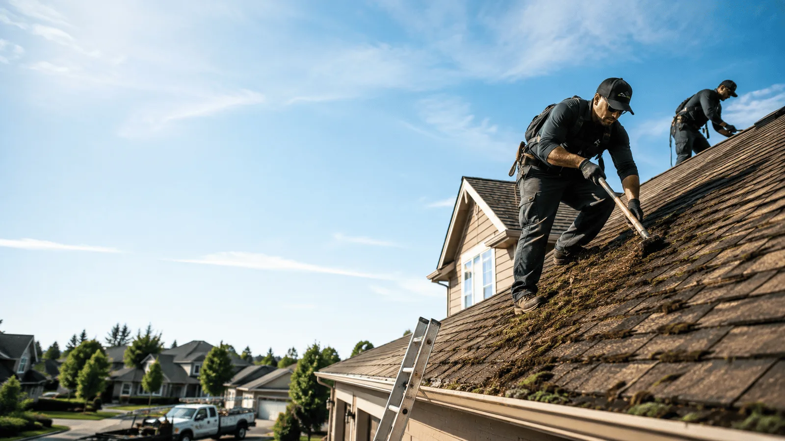 Roof Moss Removal in Ball, LA near me